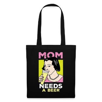 Beer Beer Drinker Party Pub Alcohol - Tote Bag - black - Front