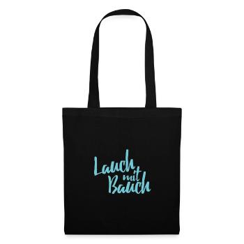 Lauch mit Bauch - Das Originalshirt! - Stoffbeutel - Schwarz - Vorne