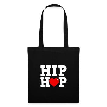 I heart Hip Hop - Sac en tissu - noir - Devant