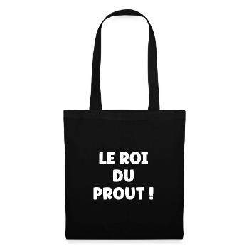 Le roi du prout - Sac en tissu - noir - Devant