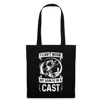 I can't move my arm with a cast - Tote Bag - black - Front