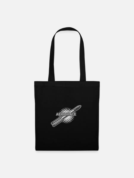 Aerospace Rocket - Stoffbeutel - Schwarz
