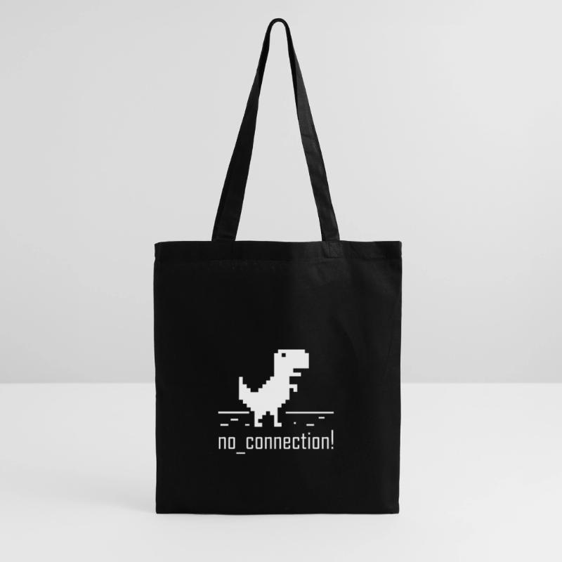 No connection computer error nerd dinosaurs Tote Bag
