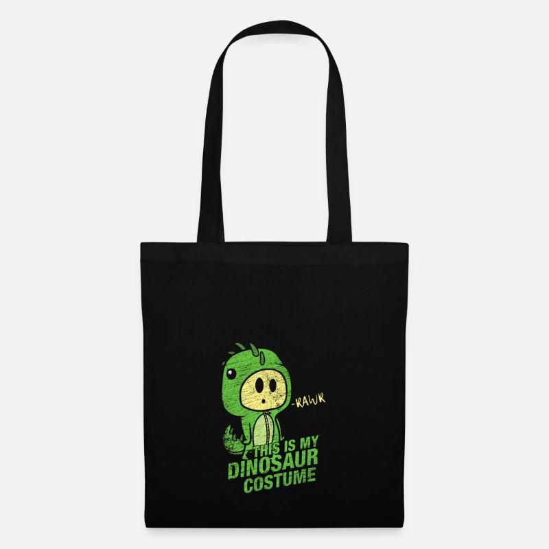 This is my dinosaur costume gift carnival - Tote Bag - black