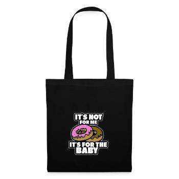 eat pregnant belly donuts delicious mother hunger - Tote Bag - black - Front