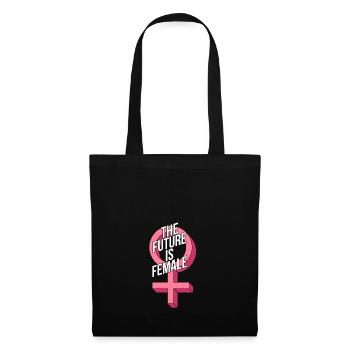 L'avenir sera la révolution féminine Feminist - Sac en tissu - noir - Devant