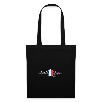 France - Tote Bag - black - Front