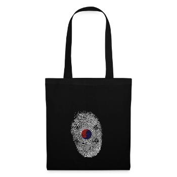 Corée - Sac en tissu - noir - Devant