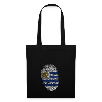 Uruguay - Stoffbeutel - Schwarz - Vorne