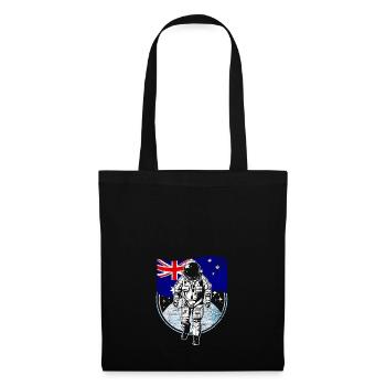 drapeau Australie dans l'espace des astronautes cadeau - Sac en tissu - noir - Devant