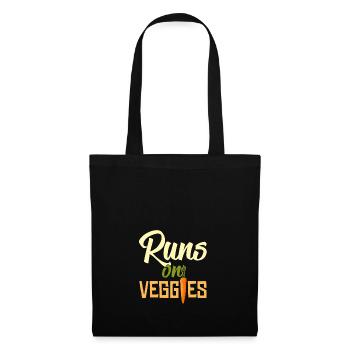 Assaut les légumes végétarien cadeau végétalien - Sac en tissu - noir - Devant