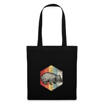 Wombat animal Australia lifestyle gift - Tote Bag - black - Front