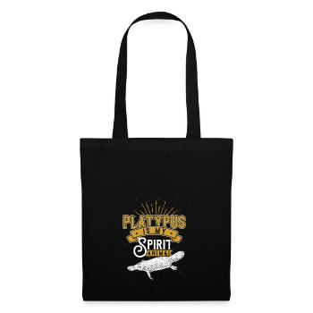 Platypus are my spiritual animal gift - Tote Bag - black - Front