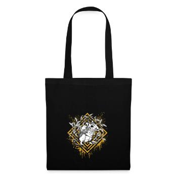 Souris test sur les animaux protection des animaux nature protection rat - Sac en tissu - noir - Devant