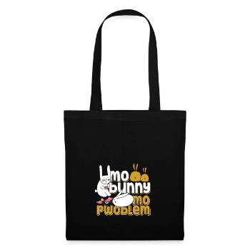 No hare no problem rabbit animal gift - Tote Bag - black - Front