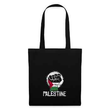 Poing de la Palestine - Sac en tissu - noir - Devant