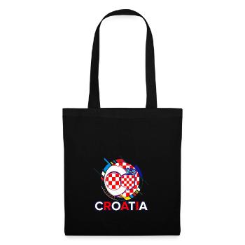 Croatia - Tote Bag - black - Front