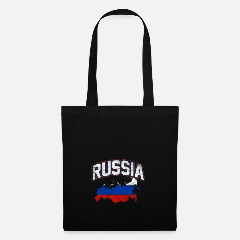 Russie - Sac en tissu - noir