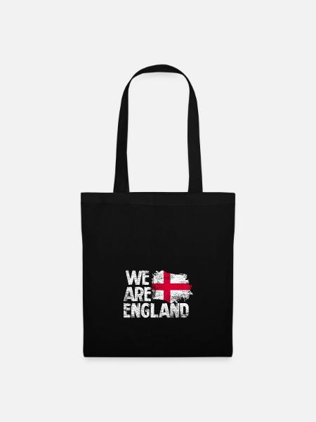 England - Stoffbeutel - Schwarz