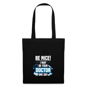 Medicine student doctor doctor gift syringe - Tote Bag - black - Front