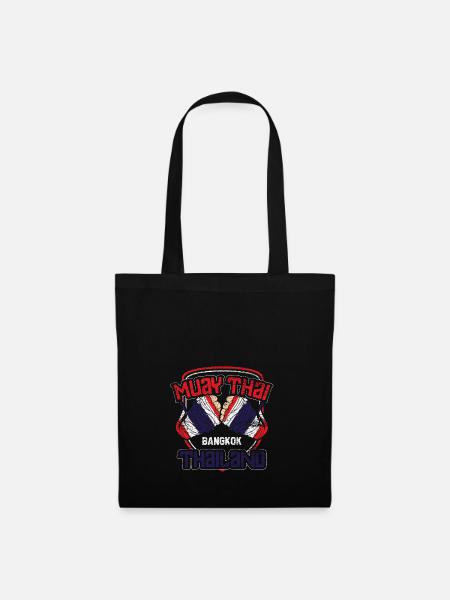 Thaïlande - Sac en tissu - noir