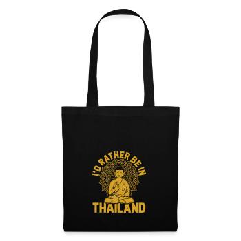 Thaïlande - Sac en tissu - noir - Devant