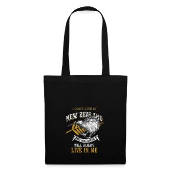 nouvelle-Zélande - Sac en tissu - noir - Devant