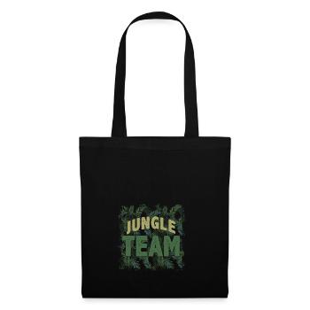 Team jungle - Tote Bag - black - Front