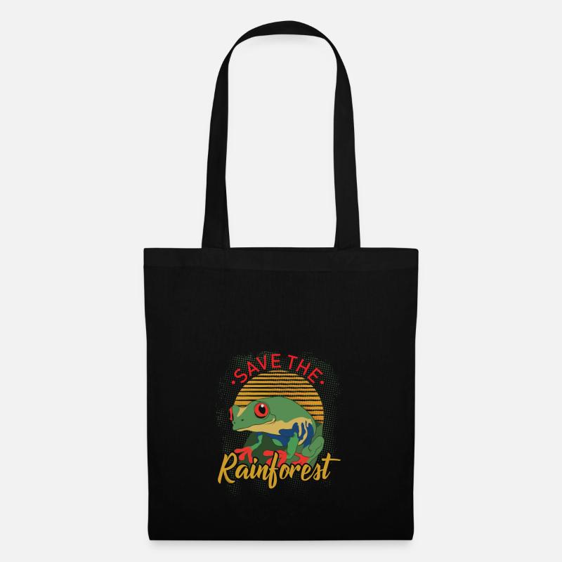 rainforest - Tote Bag - black