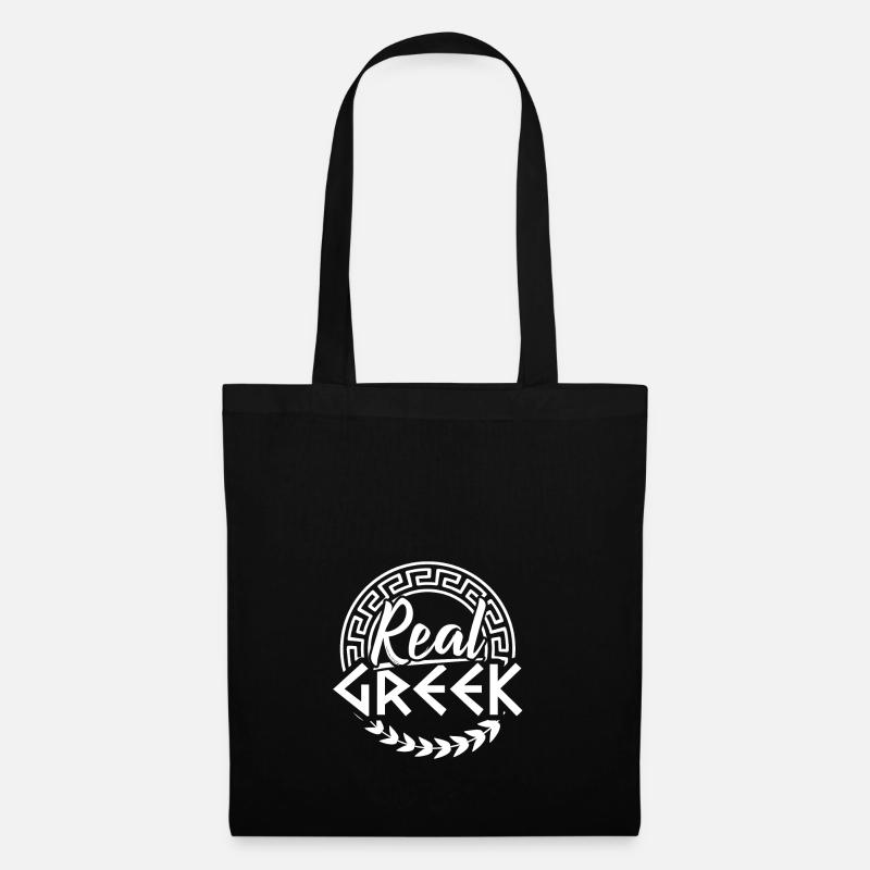 Antikes Griechenland Grieche Athen Geschenk - Stoffbeutel - Schwarz
