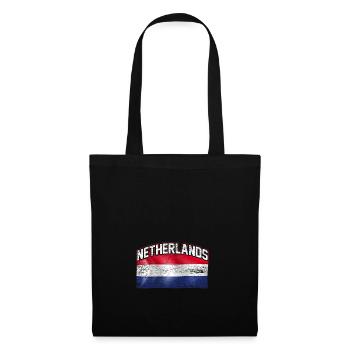 Netherlands flag - Tote Bag - black - Front