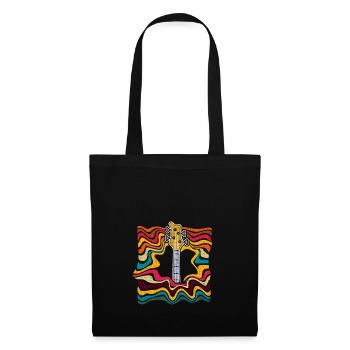 basse - Sac en tissu - noir - Devant