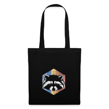 racoon - Tote Bag - black - Front