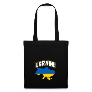 Ukraine - Sac en tissu - noir - Devant