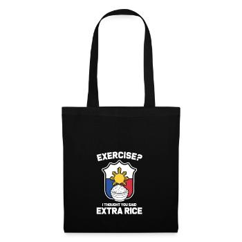 Drapeau philippin cadeau de riz supplémentaire philippin - Sac en tissu - noir - Devant
