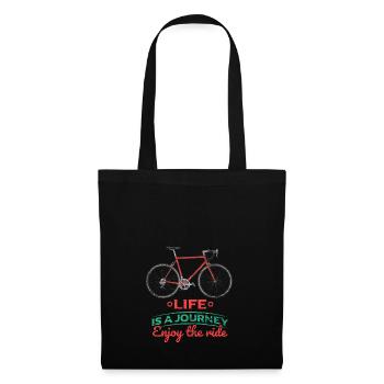 Ausaduer de Radler à vélo - Sac en tissu - noir - Devant