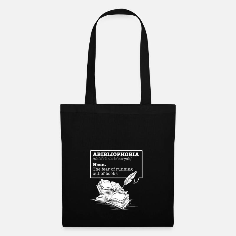 Abibliophobia - Tote Bag - black