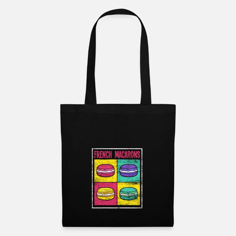 Macaron - Stoffbeutel - Schwarz