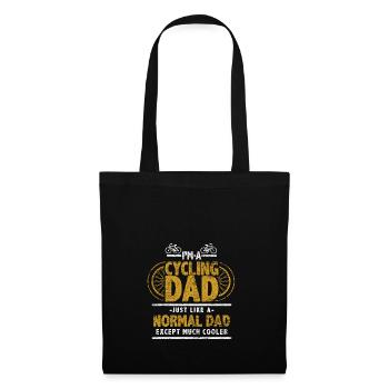 Bicycle Driver Bike Father Dad Father's Day Gift - Tote Bag - black - Front