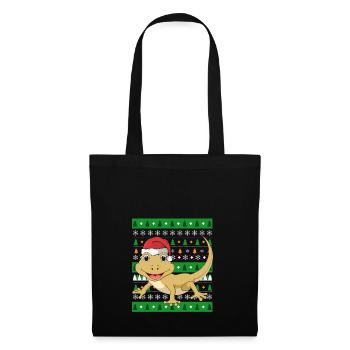 Gecko Ugly Christmas - Tote Bag - black - Front