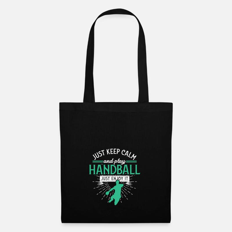 Handball Sport - Stoffbeutel - Schwarz