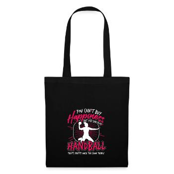 Sports de ballon de handball - Sac en tissu - noir - Devant