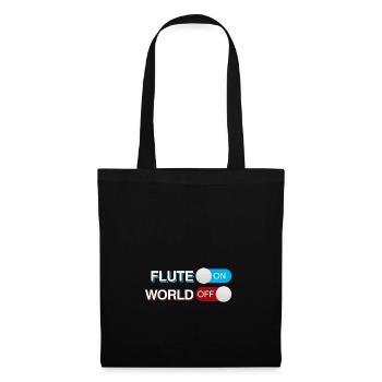 flute - Tote Bag - black - Front