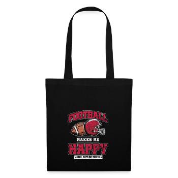 Chance du football américain - Sac en tissu - noir - Devant