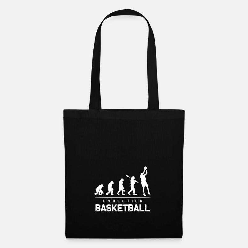 Basketball Evolution - Stoffbeutel - Schwarz
