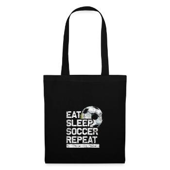 Joueur football football - Sac en tissu - noir - Devant