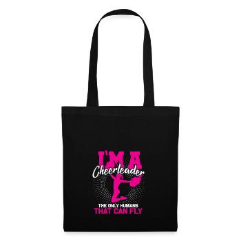 Cheerleading peur des hauteurs - Sac en tissu - noir - Devant