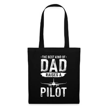 The Best Kind of Dad Raises A Pilot - Tote Bag - black - Front