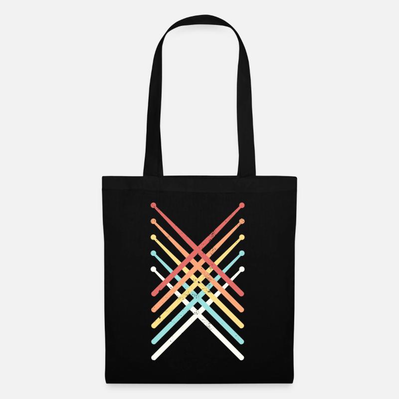 Drums - Tote Bag - black