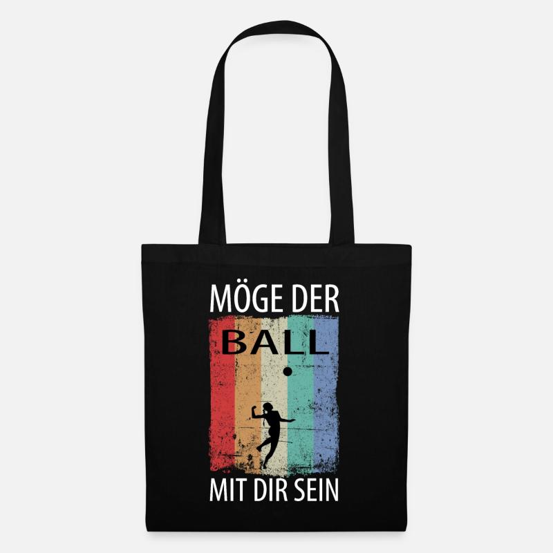 Faustball Faustballer Faustballspieler - Stoffbeutel - Schwarz